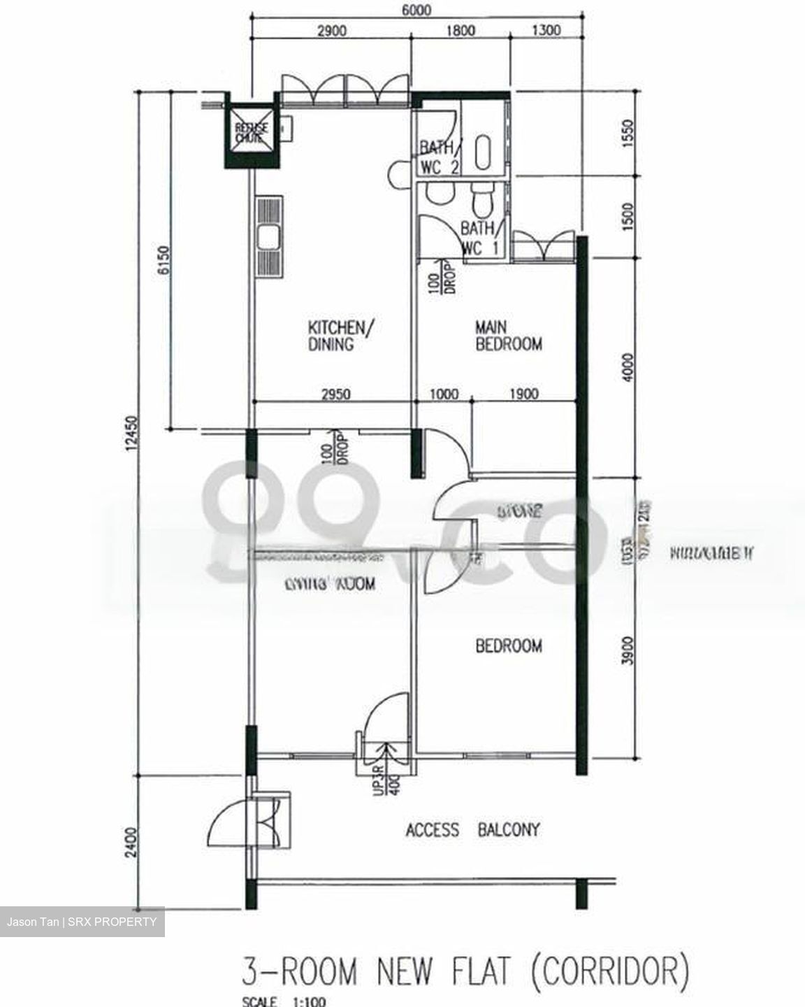 Blk 135 Bukit Batok West Avenue 6 (Bukit Batok), HDB 3 Rooms #440169551